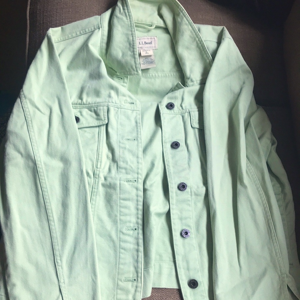 lLL Bean denim jacket